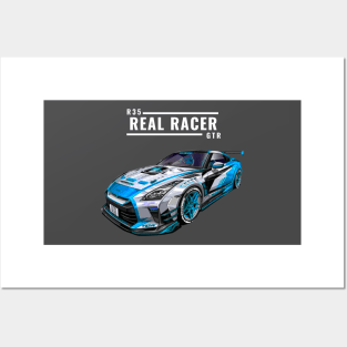 Real racer r35 gtr Posters and Art